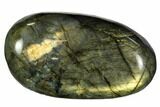 Flashy, Polished Labradorite Pebble - Madagascar #105883-1